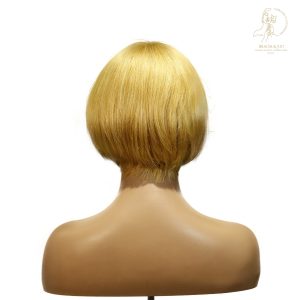 center wig machine made color wig remy hair