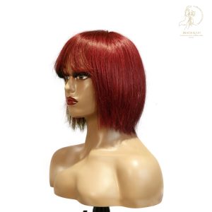 center wig machine made color wig remy hair