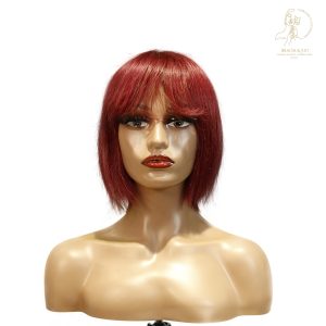 center wig machine made 99j wig remy hair h009