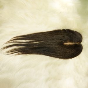 center wig straight silk top human hair 12 inch