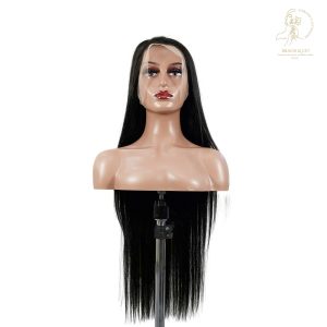 center wig 13x4 straight lace front wig natural black remy hair