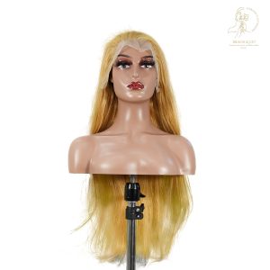 center wig 13x4 straight lace front wig 27 honey blonde remy hair