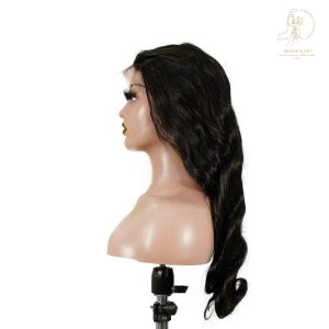 center wig 13x4 body wave lace front wig natural black remy hair